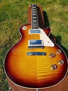 GIBSON LES PAUL TRADITIONAL 2016 ICED TEA BURST NEW CONDITION WITH CASE