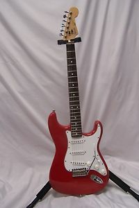 Modified 80's E-Series Squier Stratocaster Guitar with Hard Case