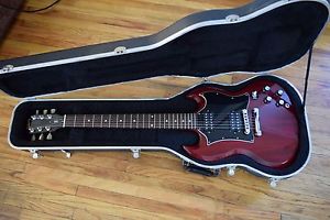 Gibson SG Special , with aftermarket hard case, Heritage cherry gloss finish