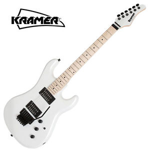 Kramer Pacer Vintage FR Floyd Rose HH Pearl White Stratocaster Strat Guitar