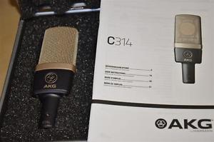 AKG C314 Professional Multi Pattern Condenser Microphone