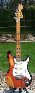 Rare Vintage 1974 Fender Stratocaster Electric Guitar Made in the USA