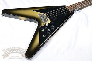 Gibson 1981 Flying V Bass "Silver Burst"  w/Hard case/569