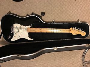 2001 Fender American Deluxe HSS Stratocaster - Black w/ Case FAT Strat
