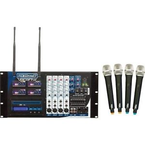 VocoPro PA-MAN II Four-Channel Wireless All-In-One P.A. System