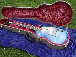 Gibson Les Paul Peace Tranquility Blue Burst Min-ETune 2014 w / Hemp Hardcase