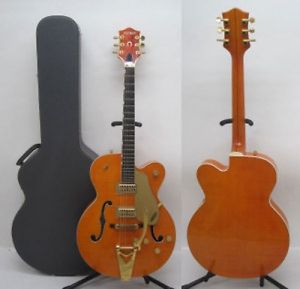 Gretsch 6120TM/Vintage Orange guitar w/Hard case/456