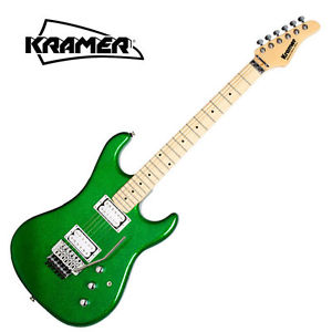 Kramer Pacer Vintage FR Floyd Rose HH Emerald Green Stratocaster Strat Guitar