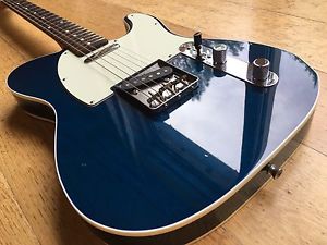 FENDER TELECASTER CUSTOM '62 REISSUE TRANSLUCENT BLUE ALDER U-SERIAL USA PUPS