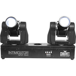 Chauvet Intimidator Spot Duo Dual LED Moving Head Light Fixture RGBW