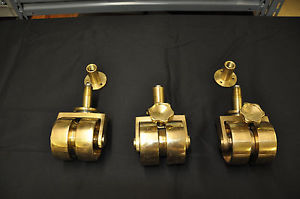 Semi & Concert Grand Solid Brass Casters, Steinway, Baldwin,Yamaha, Boosendorfer