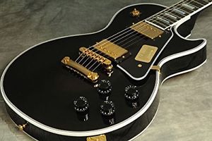 �yOutlet�z Gibson Custom / 2016 Les Paul Custom Ebony Gold Hardware