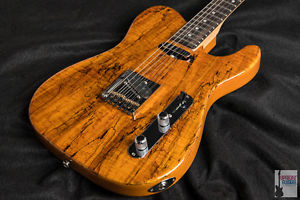 New USA G and L G&L ASAT Classic Alnico Honey Spalted Maple Top Ships Worldwide