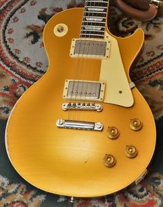 Gibson True Historic 1957 Les Paul Gold  Reissue Electric Guitar Free shipping