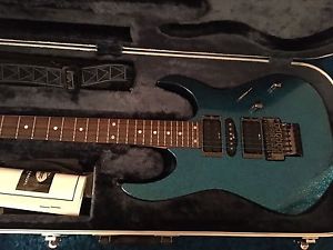 1997 Ibanez RG 570 Blue Sparkle With Case