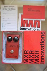MXR Dyna Comp Script BUD Box Vintage Guitar Effects Pedal - Dynacomp 1974 NOS