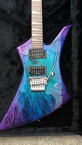 Jackson Kelly eerie dess swirl guitar MIJ Japan Floyd with case near mint rare