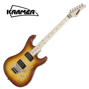 Kramer Pacer Vintage FR Floyd Rose HH Flame HoneyBurst Stratocaster Strat Guitar