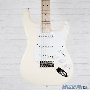 2012 Fender Eric Clapton Stratocaster Electric Guitar Olympic White w/OHSC