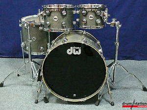 DW USA Collector's Series Exotic Shellset  "Grey Bird's Eye"  -  22,10,12,16"