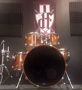 Yamaha Oak Custom York Honey Amber 5pc Drum Set