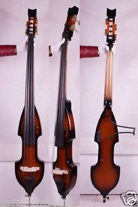 Top Model 4 String Electric Upright Double Bass Folded Style Powerful Sound