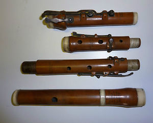 Antique 19th Cent.. Boxwood Flute WILLM HENY LONDON FLUTE for Restoration
