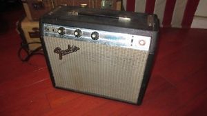 Vintage Orignal 1974 Fender Champ Small Combo Amp Silverface Warm Sounding Tone