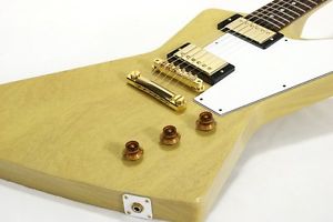 Used Gibson Custom Shop / Limited Edition 1958 Explorer Mahogany TV Yellow Gibso