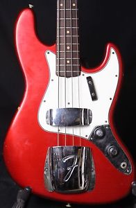 1960 Fender Jazz Bass Stack Knob" Candy Apple Red
