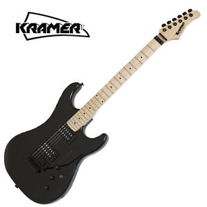 Kramer Pacer Classic FR Floyd Rose HH Black Stratocaster Strat Electric Guitar
