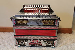 Ivan Kaps 3 Row Button Box Accordion C-F-Bb