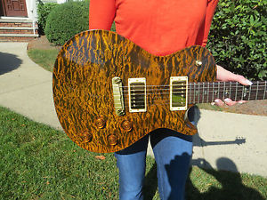 Prs Private Stock Singlecut BRAZILIAN NECK and Fretboard RARE Tiger Eye Quilt
