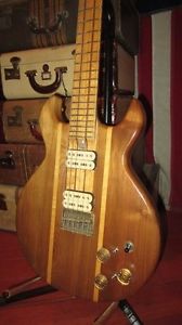 Vintage 1970's SD Curlee "Curbeck" Solidbody Electric Guitar Natural Walnut Cool