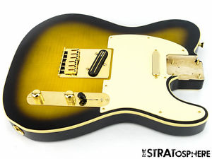 Fender Richie Kotzen Telecaster Tele LOADED BODY Ash Flame Maple Top DiMarzios