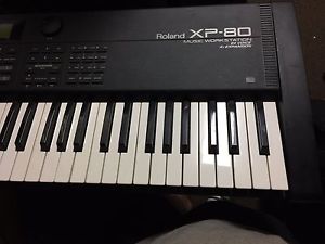 Roland XP-80 Keyboard Workstation 64 Voice - 3 Expansion Cards.& SKB HARD  CASE