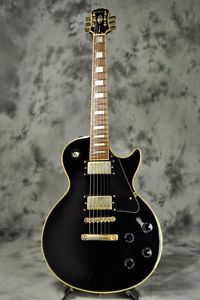 Epiphone / Les Paul Custom Ebony Black w/soft case Free shipping  From JAPAN