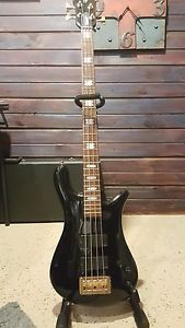 Spector USA NS-4 #182 Gloss Black Solid Maple 4-string Electric Bass Guitar