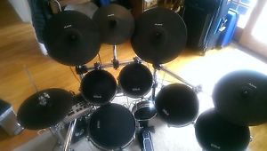ALESIS DM10X w/ UPGRADED MESH HEADS - ELECTRONIC DRUMS PLUS UPGRADED EXTRAS