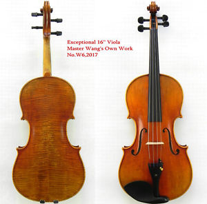 Exceptional 16'' Viola Surprisingly Exceptional Sound Master's Own Work W6,2017