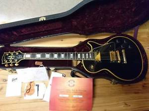 2004 Gibson Les Paul Custom Historic Collection 1957 Electric Guitar Black w/HC