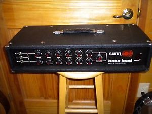 VINTAGE 1979 SUNN BETA LEAD DIGITAL C MOS TECHNOLOGY REVERB GUITAR HEAD