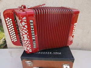accordeon  diatonique superbe paul beausher 4VOIX