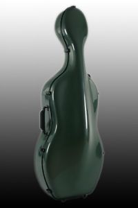 Luxe 4/4 Carbono Violonchelo Estuche Funda aprox. 3 kg,súper liviana,verde claro