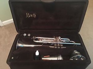 Bach Stradivarius 37 Silver Trumpet Elkhart Ind. Circa 1985 EXCELLENT CONDITION