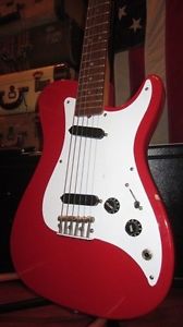 Vintage 1981 Fender Bullet Made in USA Electric Solidbody Guitar Red W/ OHSC