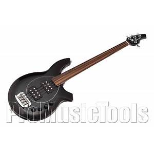 Music Man USA Bongo 4 HH Unlined Fretless - Black * NEW (NOS)* stingray sterling