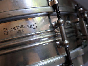 Vintage Slingerland Snare Drum Nickel Circa 1915-1919