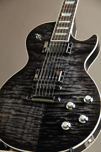 Gibson Les Paul Premium Quilt 2017 Translucent Ebony Burst New  w/ Hard case