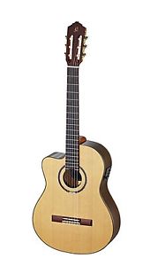 Ortega RCE159MNï¿½ï¿½ï¿½Chitarra da concerto 4/4ï¿½per mancini Cutaway Elettrifi
